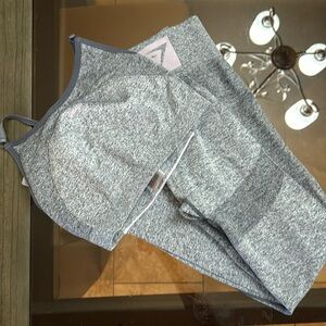 Gym Shark Pant and Sports Bra Set